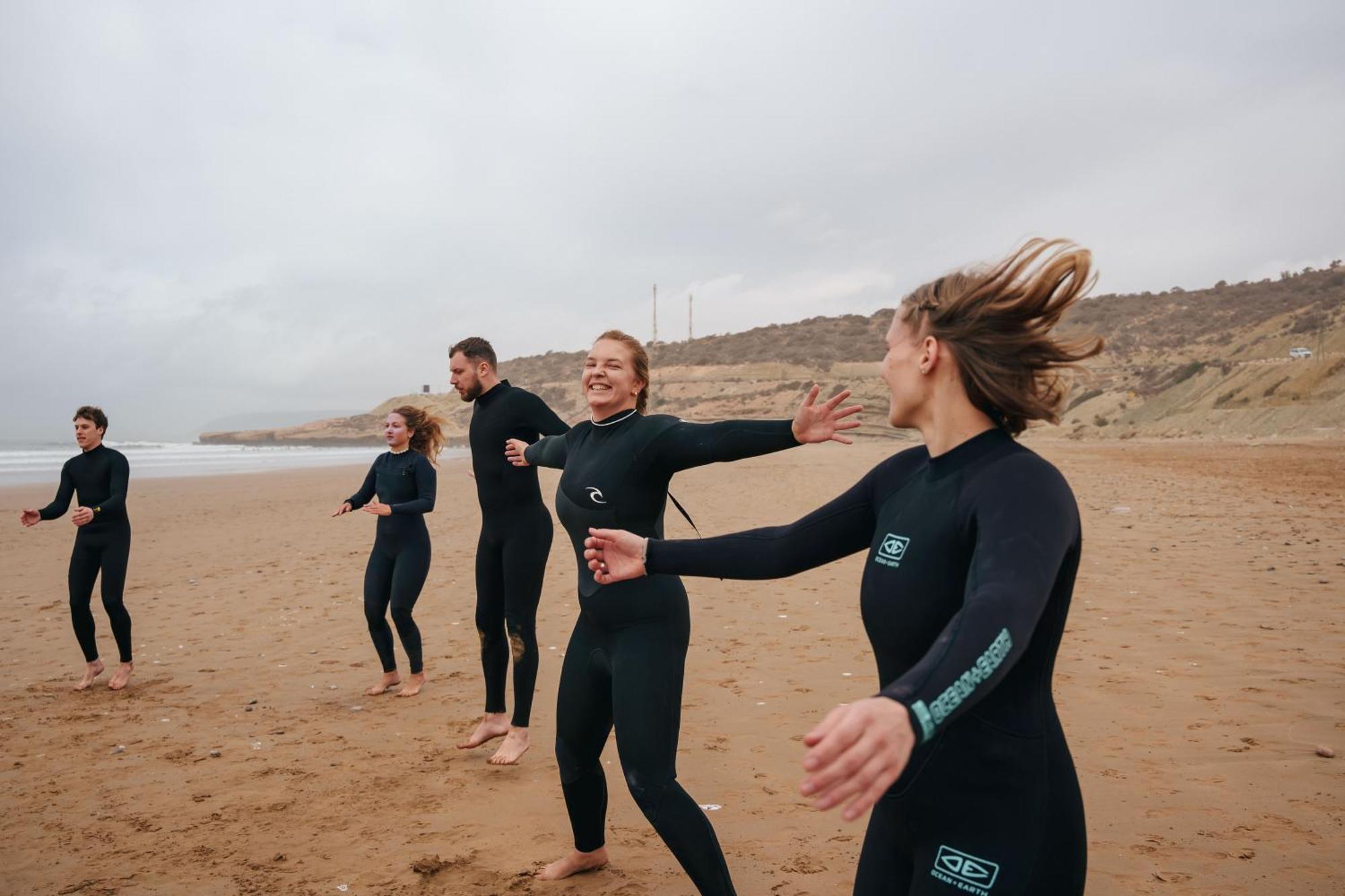 Sable Beach Surf Camp Tamraght Exteriér fotografie